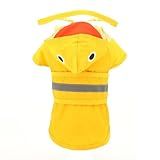 Capa De Chuva Fofa Para Cachorro Com Capuz Transparente E Furo Para Arreios Jaqueta De Chuva Ajustável à Prova D água Para Cães Pequenos Médios E Grandes Menino E Menina Poncho Refletivo Para Anim