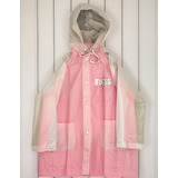 Capa De Chuva Infantil Com Capuz Unissex Impermeável Compact