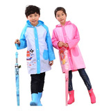 Capa De Chuva Infantil Menino Menina Masculino Feminino 1 Un