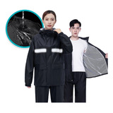 Capa De Chuva Moto Conjunto Impermeável Motoqueiro Proteção