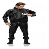 Capa De Chuva Motoqueiro Impermeável Conjunto Completo Com Jaqueta E Calça PVC Reforçado Ajuste Rápido Leve E Durável Ideal Para Motociclistas E Ciclistas GG 