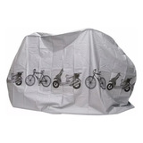 Capa De Chuva Para Bicicleta Scooter 100 Impermeável Cinza