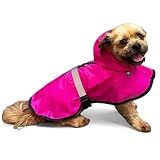Capa De Chuva Refletiva Way Pet Ajustável Para Cão Feminino Femea Masculino Macho Dog Pet Roupa Para Cachorro Cães Extra Grande FEMEA