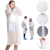 Capa De Chuva Reforçada Pvc Transparente Resistente Chl Top
