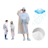 Capa De Chuva Reforçada Transparente Resistente