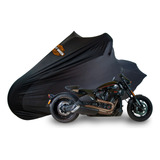 Capa De Cobrir Moto Harley Davidson Em Tecido