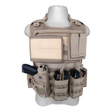 Capa De Colete Modular Close J a Rio Militar 8 Itens
