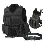 Capa De Colete Tático Bornal Cinto Na Airsoft