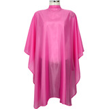 Capa De Corte Cabeleireiro Barbearia Nylon Rosa Pentale