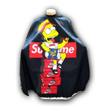 Capa De Corte Microfibra Premium Para Barbeiro Cabeleireiro Bart Com Viés