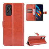 Capa De Couro Para Tecno Pova2 Anti queda Negócio Flip