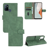 Capa De Couro Skin Feel Para Oneplus Nord N100