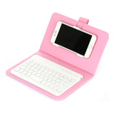 Capa De Couro Universal Sem Fio Para Teclado Bluetooth