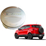 Capa De Estepe Ford Ecosport Todas Prata Riviera 2013 A 2016