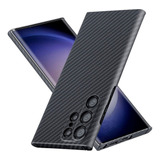 Capa De Fibra De Aramida Kevlar Para Samsung Galaxy S23 Ultr