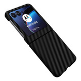 Capa De Fibra De Carbono Compatível Com Motorola Razr 40 Ult
