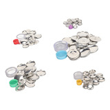 Capa De Kit De Botões Coberta De Tecido Diy Handcraft Flat B