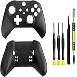 Capa De Painel Frontal E Traseiro Para O Controle Xbox One Elite Series 2 Kit De Reparo De Substituição Preto 