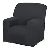 Capa De Poltrona Coladinha 1 Lugar Cores Lisas PRETO