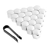 Capa De Porca De Roda De Carro Tampas De Porca De Roda De Carro Conjunto De Tampas De Porca De Parafuso De Roda Capa Contra Poeira De Substituição 17mm 19mm 21mm Capas De Porca De Pneu 20 Peças D