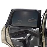 Capa De Proteção Solar Para Janela De Carro Pacote Com 2 Unidades De Malha Respirável Para Janela Lateral Traseira Do Carro Proteção UV Para Bebês Crianças Animal De Estimação Tamanho M Cortina