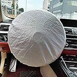 Capa De Proteção Solar Para Volante De Veículo Protetor De Volante Refletivo Universal Para O Verão Proteção Contra O Sol Liberação De Calor Para Carros De Veículos Automotivos Prata 