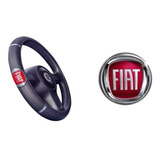 Capa De Proteção Volante Automotivo Carro C Logo Fiat Novo