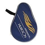 Capa De Raquete De Tênis De Mesa Portátil Com Bolsa De Transporte De Taco De Ping Pong Capa Com Bolsa De Bola Para Segurar Na Parte De Trás 1 Remo 3 Bolas Azul