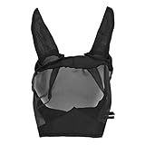 Capa De Rosto De Cavalo Ajustável De Malha Fina Resistente A UV Evita Mordidas Nariz Longo Nariz Longo Resistente Ao Desgaste Para Ambiente Externo P 