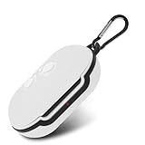 Capa De Silicone Geekria Compatível Com Samsung Galaxy Buds Plus Samsung Galaxy Buds 2019 Bluetooth Fones De Ouvido Sem Fio Bolsa De Proteção De Fones De Ouvido Capa De Silicone Com Chaveiro Branca 