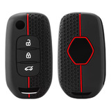 Capa De Silicone Para Chave Canivete Renault Kwid 1 Linha