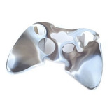 Capa De Silicone Para Controle De Xbox 360   Branco E Marrom