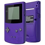 Capa De Substituição Completa IPS Ready Upgrade EXtremeRate Purple E Lente De Tela Preta Para Gameboy Color Adequado Para GBC OSD IPS E IPS Regular E LCD Padrão Console E Tela IPS Sem