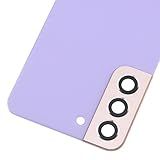 Capa De Substituição Para Painel Traseiro De Vidro Acrílico Roxo Bora Para Samsung Galaxy S22 5G SM-S901B SM-S901U Com Moldura Da Câmera Traseira E Capa De Vidro Adesivo Pré-cortado E Kit De