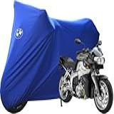 Capa De Tecido Helanca Lycra Para Moto BMW K 1200 R Azul 