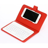 Capa De Teclado Sem Fio De Couro Pu Portátil Para iPhone Pho