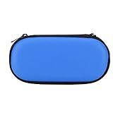 Capa De Transporte Estojo Rígido De Proteção Compacta ABS à Prova D água à Prova De Choque Bolsa De Viagem Para Sony PS Vita Azul 
