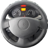 Capa De Volante Costurada Sandero E Logan Até 2014