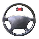 Capa De Volante De Carro De Couro De Microfibra Original Para Toyota Land Cruiser Prado 120 Land Cruiser 2003 2007 Tacoma 2005 2011 4Runner 2009 Hilux 2009 2011 Para LS400 1995 GX GX470 Costurado à