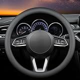 volante couro carro universal preto