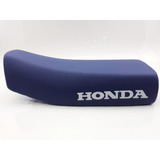 Capa Do Banco Modelo Original Honda Xlx 250 Azul Com Escrita