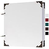 Capa Dura De Couro Pequena De 20 32 X 20 32 Cm 80 Páginas álbum De Fotos Faça Você Mesmo álbum De Fotos Faça Você Mesmo Branco 20 32 X 20 32 Cm 