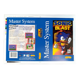 Capa Encarte Jogos Master System tectoy