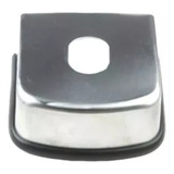 Capa Engate Bola Base Cromada Reboque Carretinha Inox 85mm
