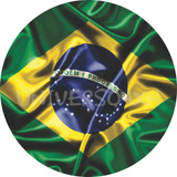 Capa Estepe Ecosport Crossfox Aircross Bandeira Brasil M 12