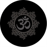 Capa Estepe Personalizada Pneu Ecosport Crossfox Aircross Jimny Troller Aro 16 Om Yoga Meditar