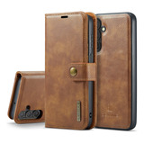 Capa Flip De Couro Slot 2 Em 1 Para Samsung