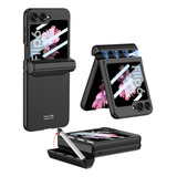 Capa Flip Para Samsung Z Flip6 E Caneta Stylus