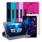 Capa Giratória 10 Pol Película P Tablet Vision Tab 10