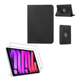 Capa Giratória Compatível Com iPad Mini 6 Película Vidro